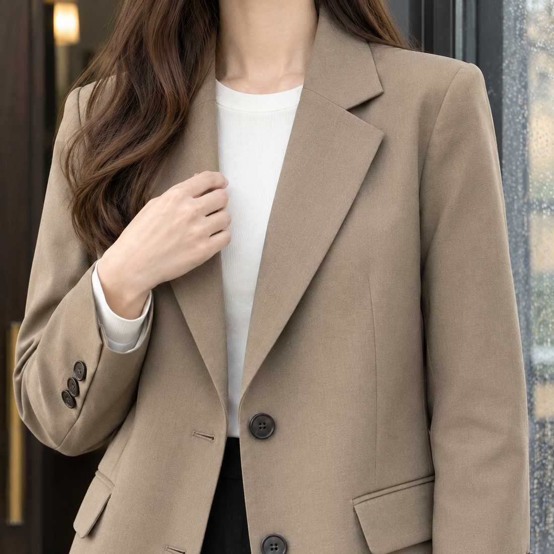 Tiffany-Faye Relaxed Blazer - Lead Product Detail