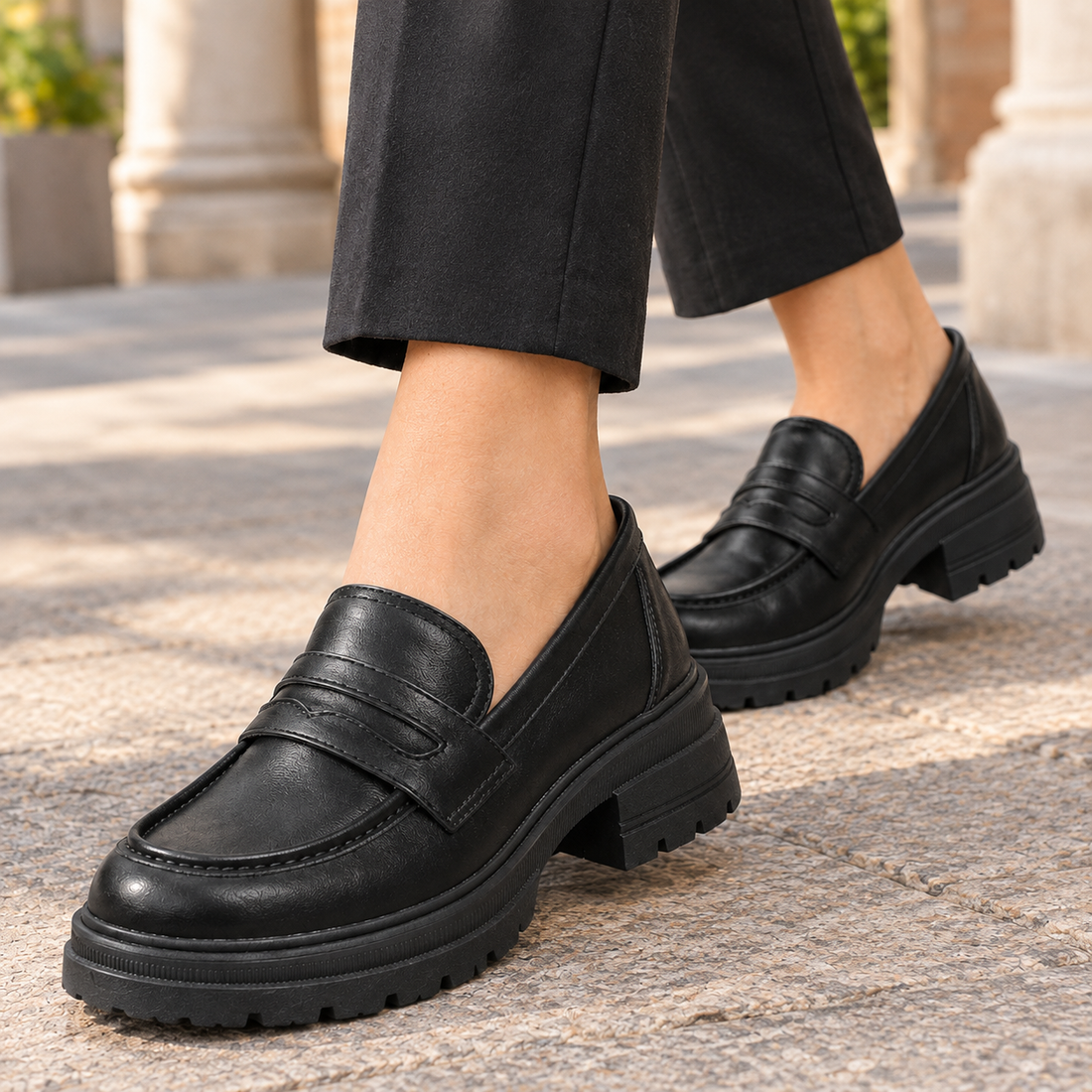 Caselli-Monza Chunky Loafers - Lead Product Detail