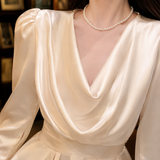 Amandine Draped Blouse - Lead Product Detail