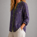Willa Botanical Blouse - Lead Alternate View