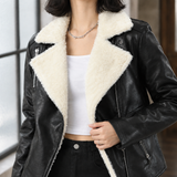 Adrienne-Sage Aviator Jacket - Lead Product Detail