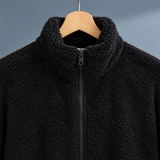 Bethany Plush Zip Jacket - Lead Product Detail