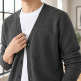 Pascal Button Front Cardigan - Lead Product Detail