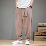 Valence Drawstring Pants - Brown
