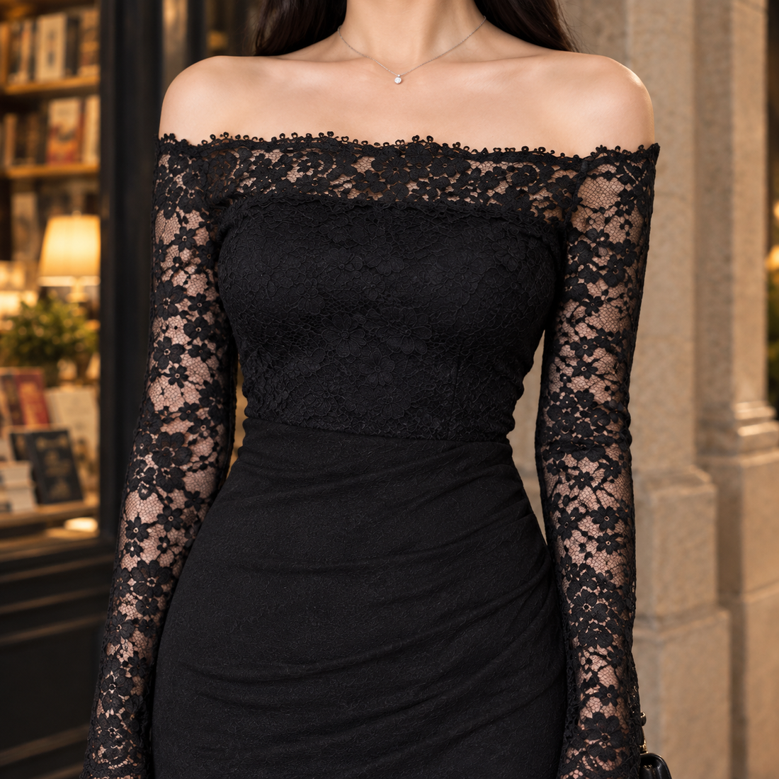 Evangeline-Louise Lace Dress - Lead Product Detail