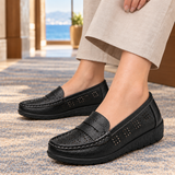 Badoer-Milano Cutout Loafers - Lead Product Detail