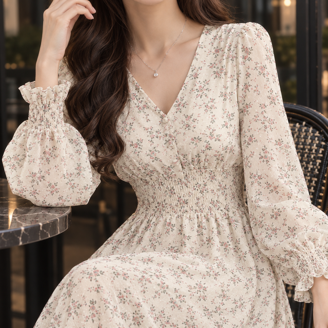 Joanna-Kate Floral Maxi Dress - Lead Product Detail