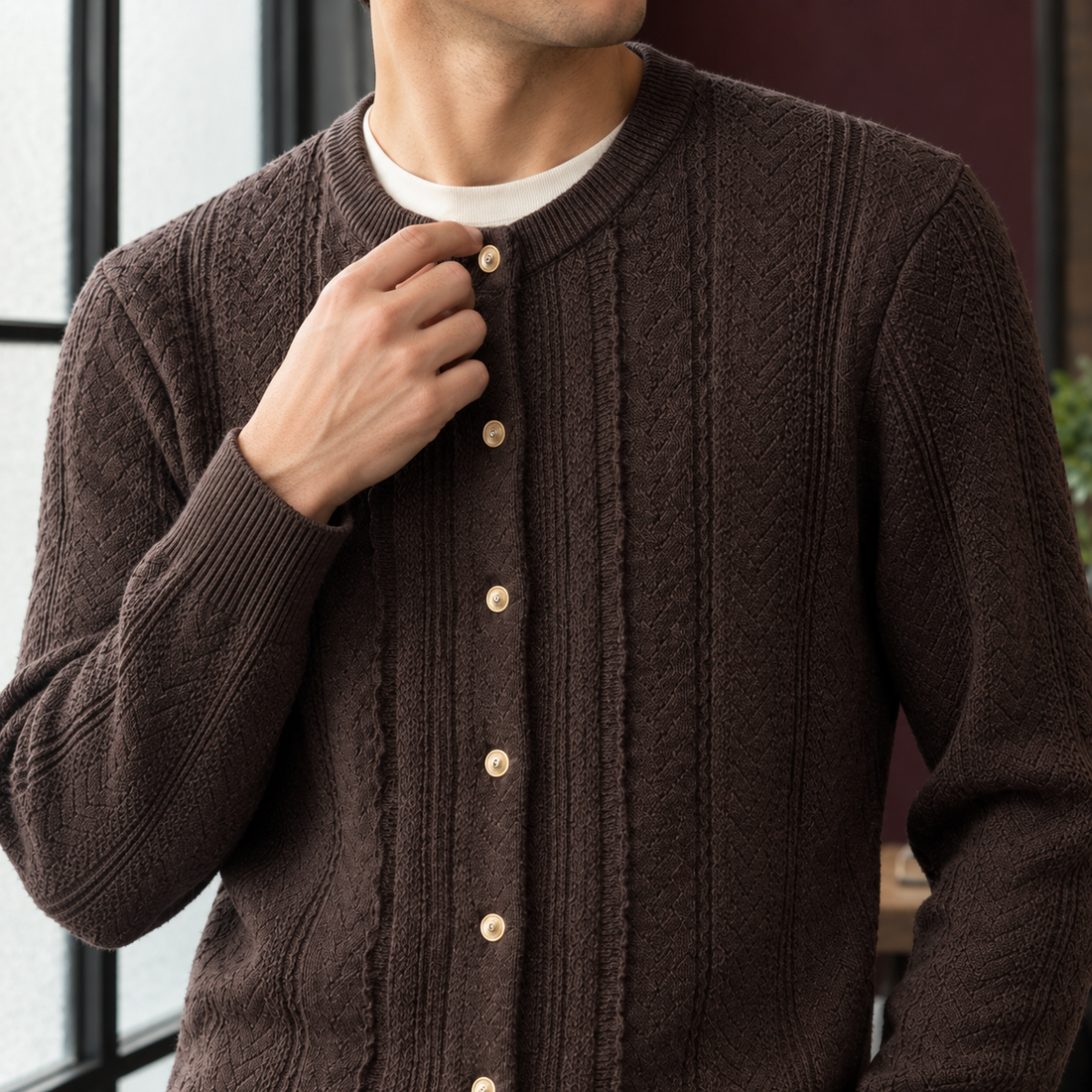 Austin Textured Cardigan - Lead Product Detail