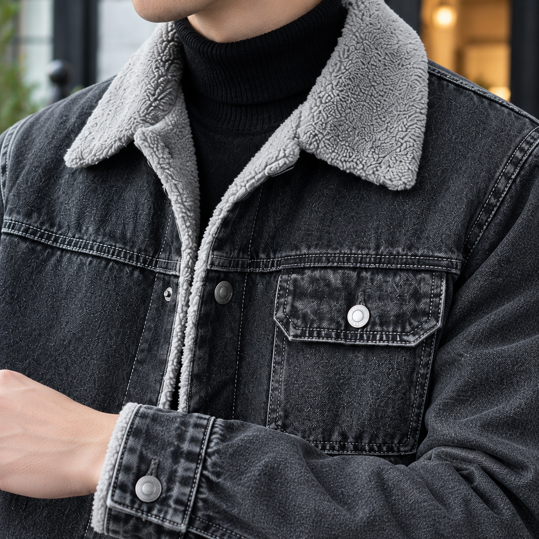 Marco Denim Jacket - Lead Product Detail