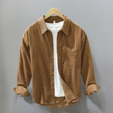 Caspian Corduroy Shirt - Camel
