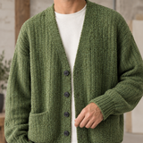 Wyatt Ribbed Cardigan - Lead Product Detail