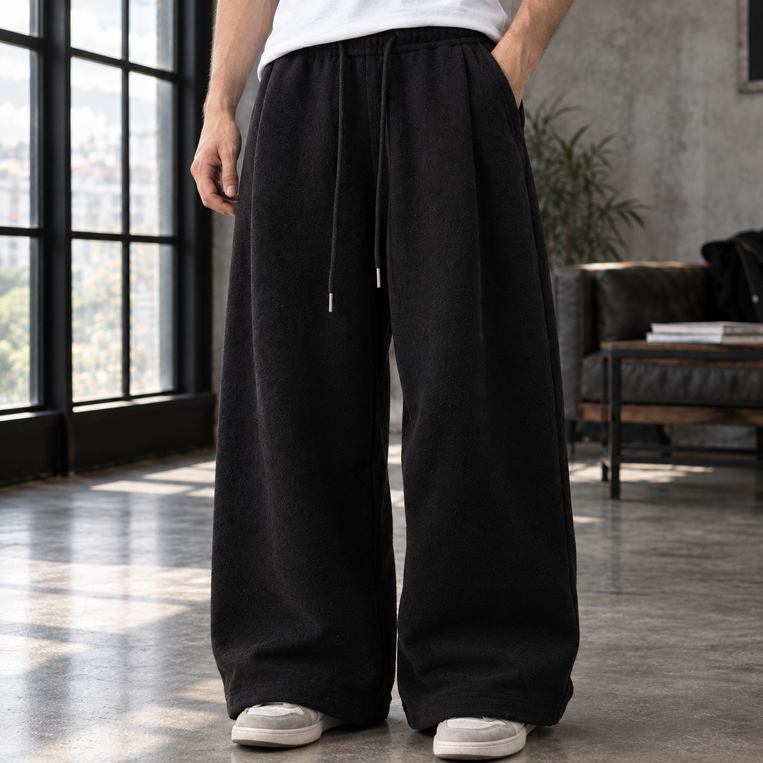Caleb Wide Leg Pants - Lead Product Detail