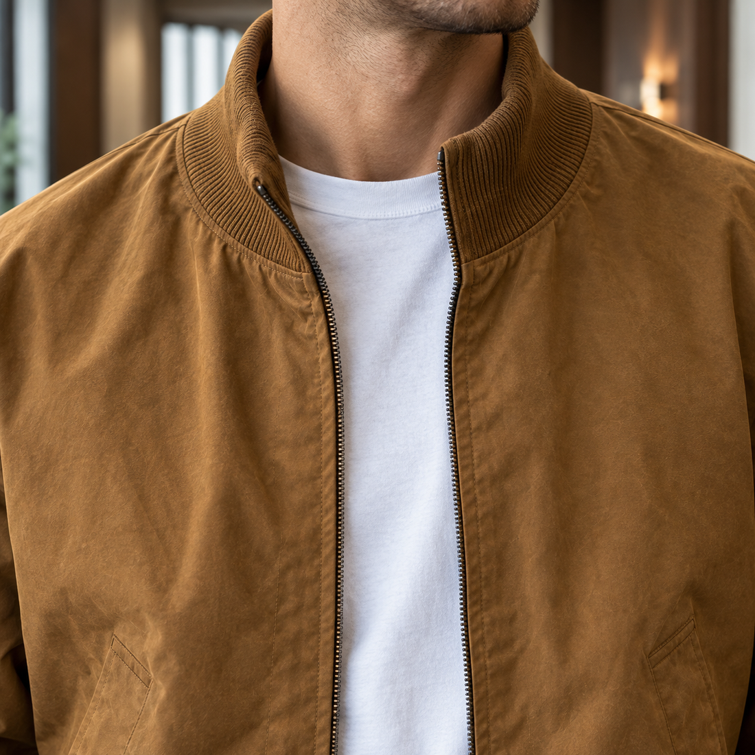 Hudson Aviator Jacket - Lead Product Detail