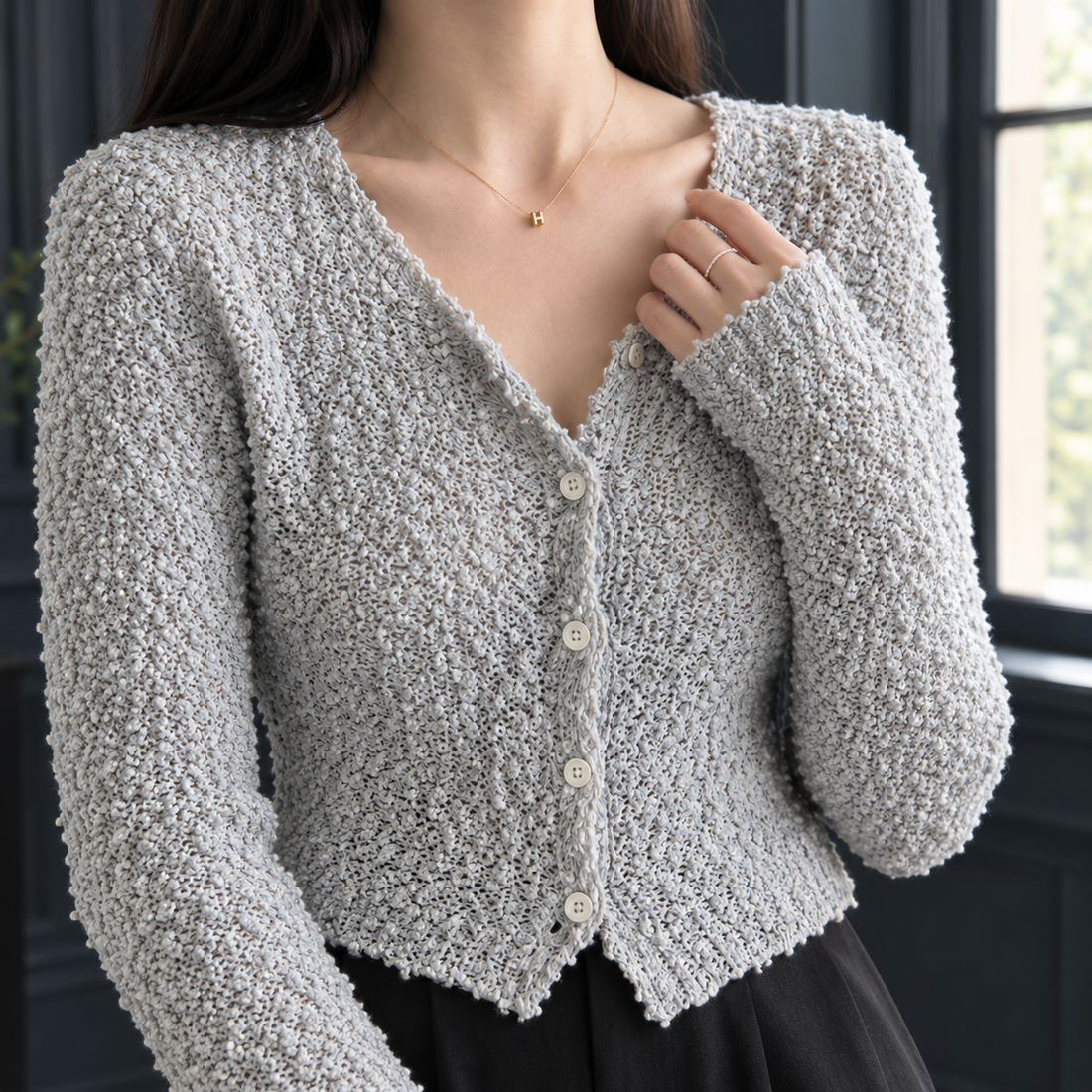 Faith Textured Cardigan - Lead Product Detail