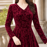 Juliet-June Embossed Maxi Dress - Lead Product Detail