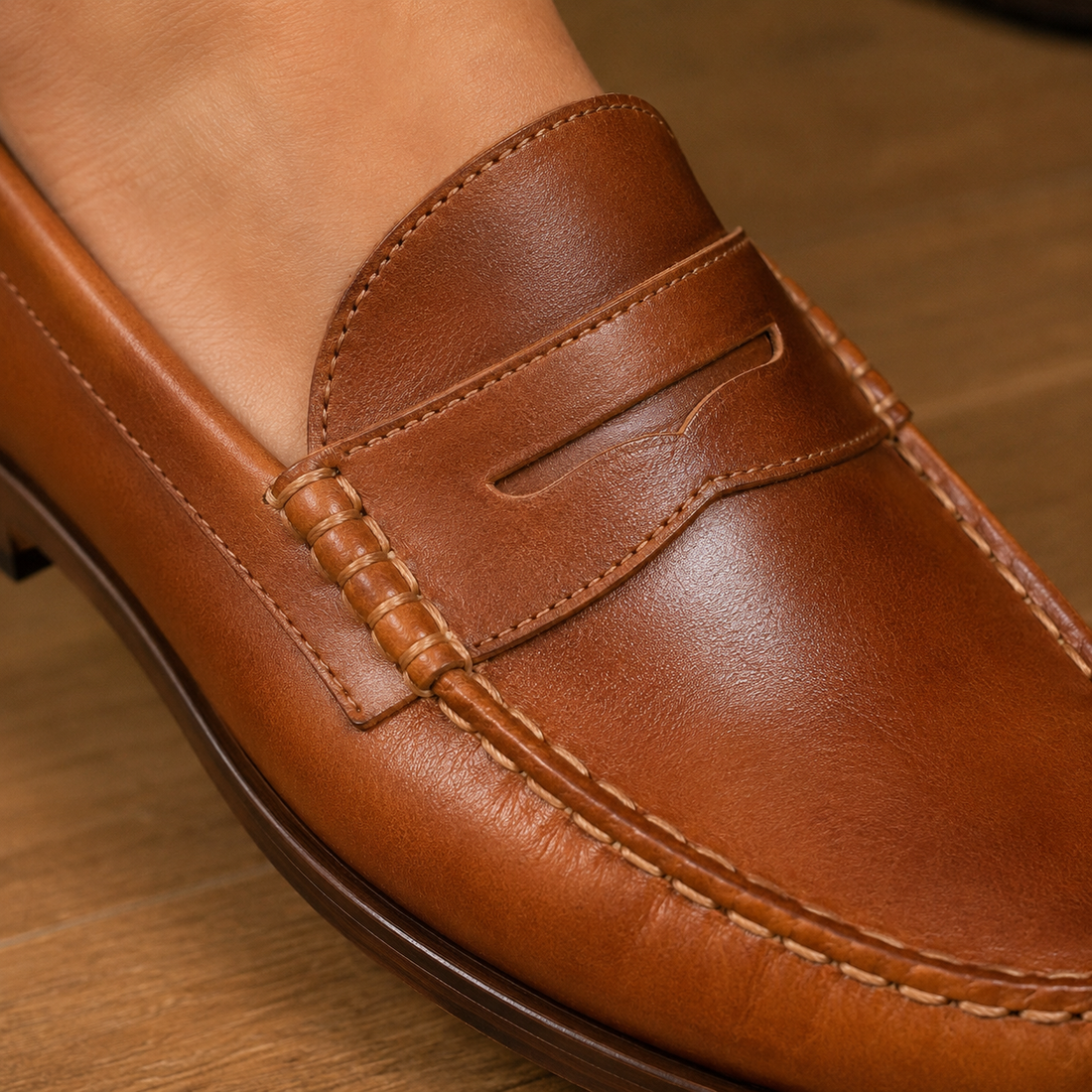 Cabrini Leather Loafers - Lead Product Detail
