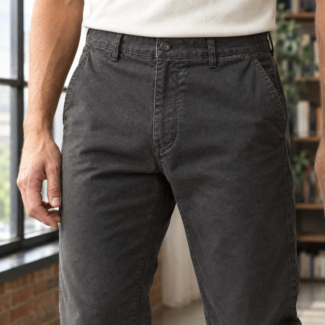 Austin Straight Pants - Lead Product Detail