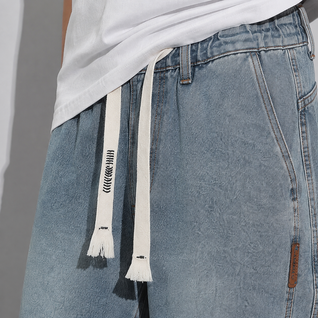 Norbert Wide Leg Jeans - Lead Product Detail