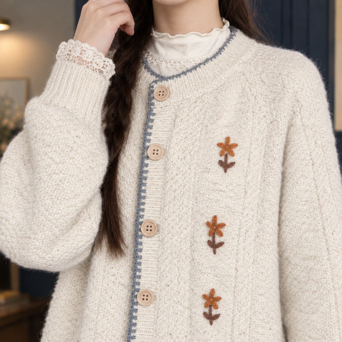Bettina-Lane Floral Cardigan - Lead Product Detail
