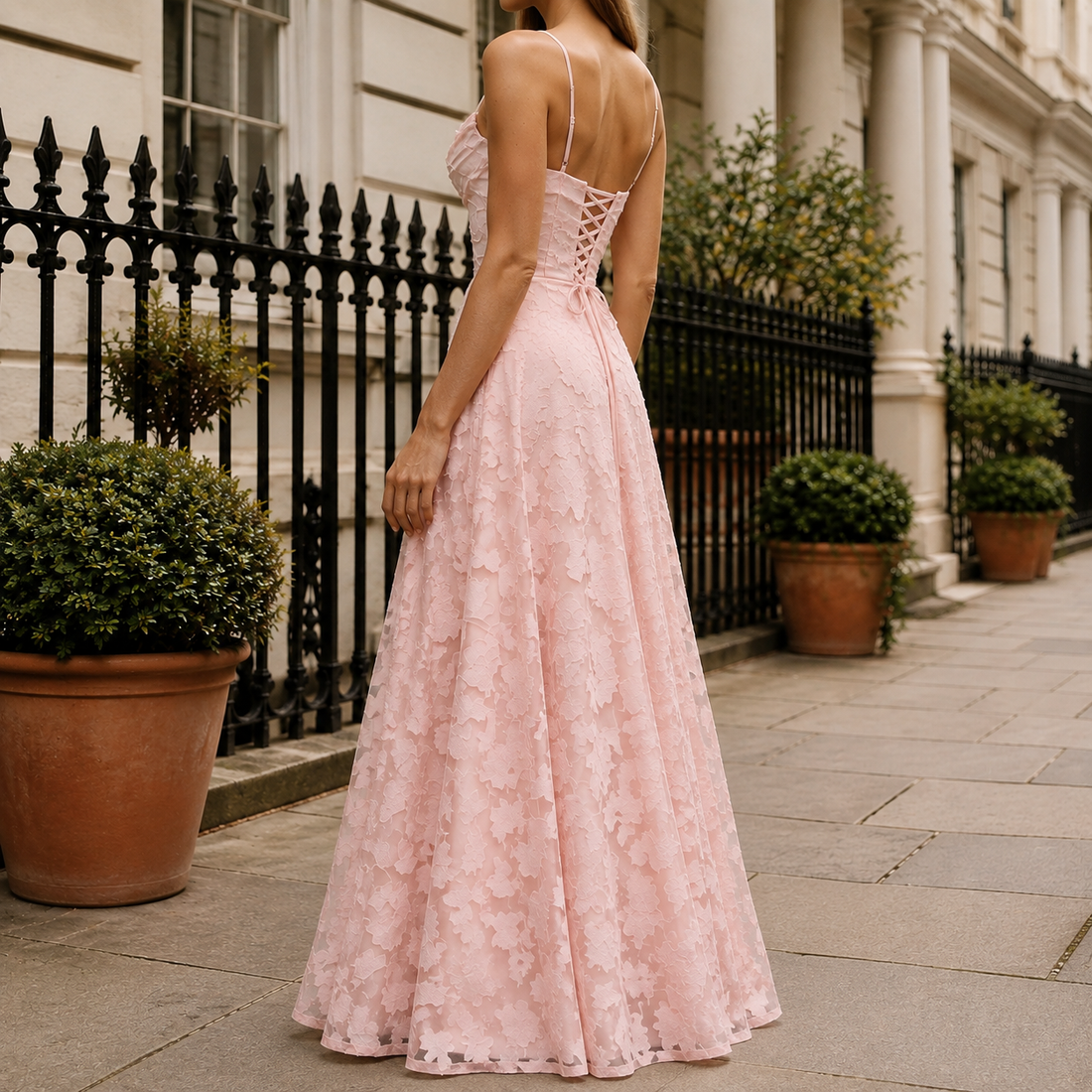 Pippa Floral Maxi Dress - Lead Alternate View