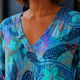 Clara-Kate V-Neck Blouse - Lead Product Detail