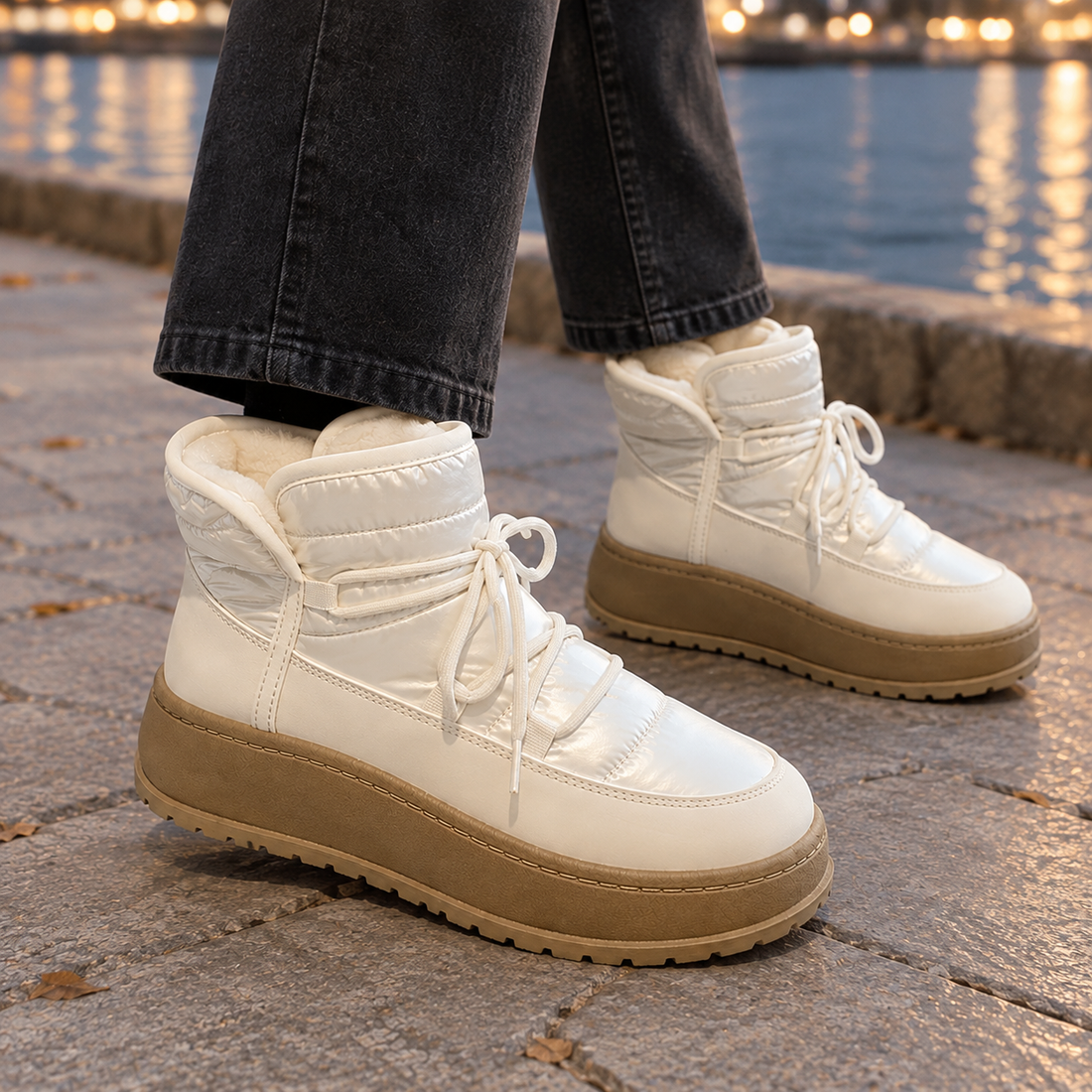 Leone-Garda Platform Boots - Lead Product Detail