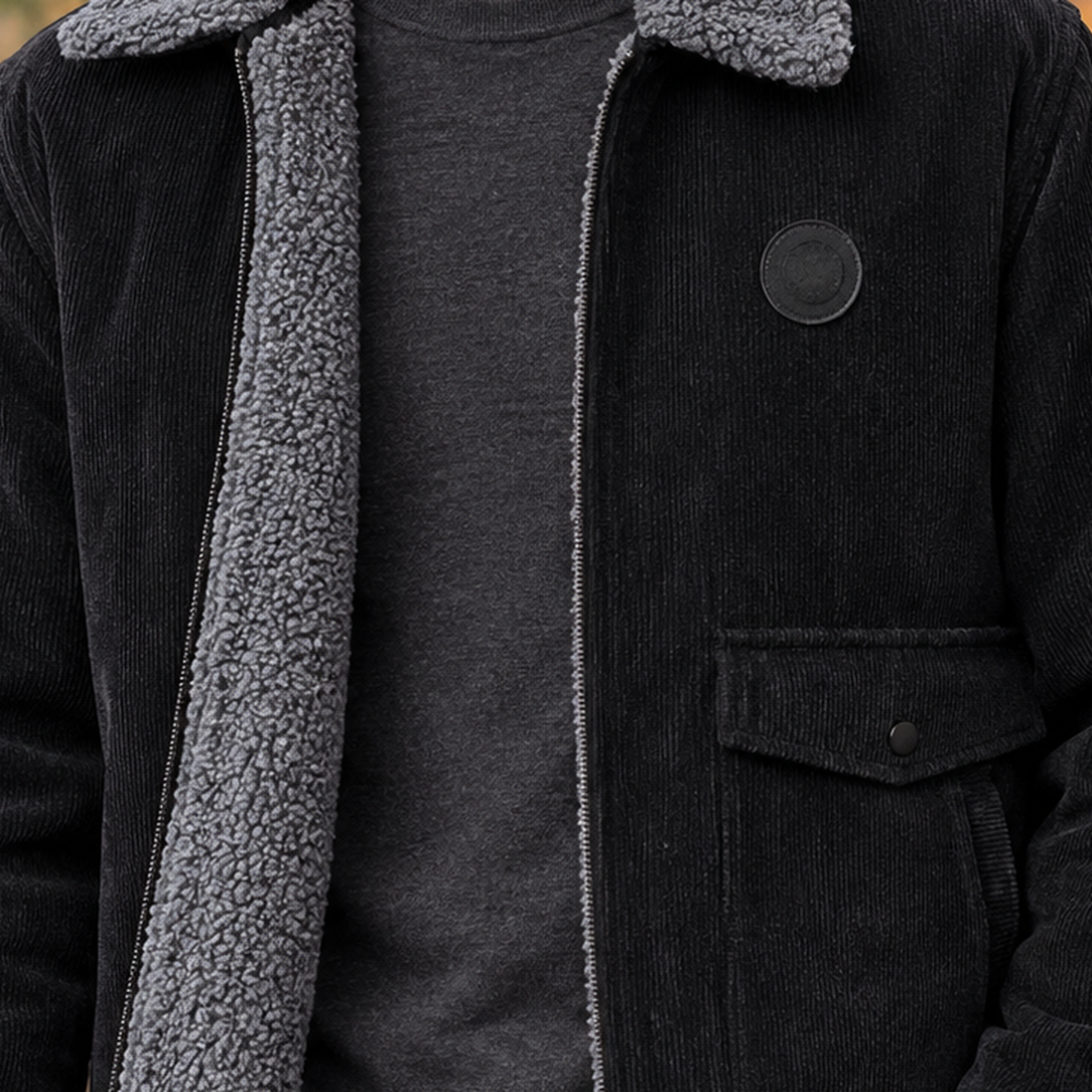Dorian Fleece-Lined Jacket - Lead Product Detail