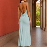 Odette-Rae Halter Maxi Dress - Lead Alternate View