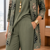 Renata-Marie Relaxed Pants Set - Lead Product Detail