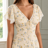 Hallie-Eve Flutter Maxi Dress - Lead Product Detail