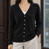 Stella-June V-Neck Cardigan - Lead Product Detail