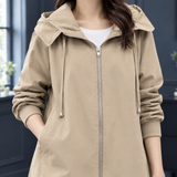 Nadine-Jade Hooded Jacket - Lead Product Detail