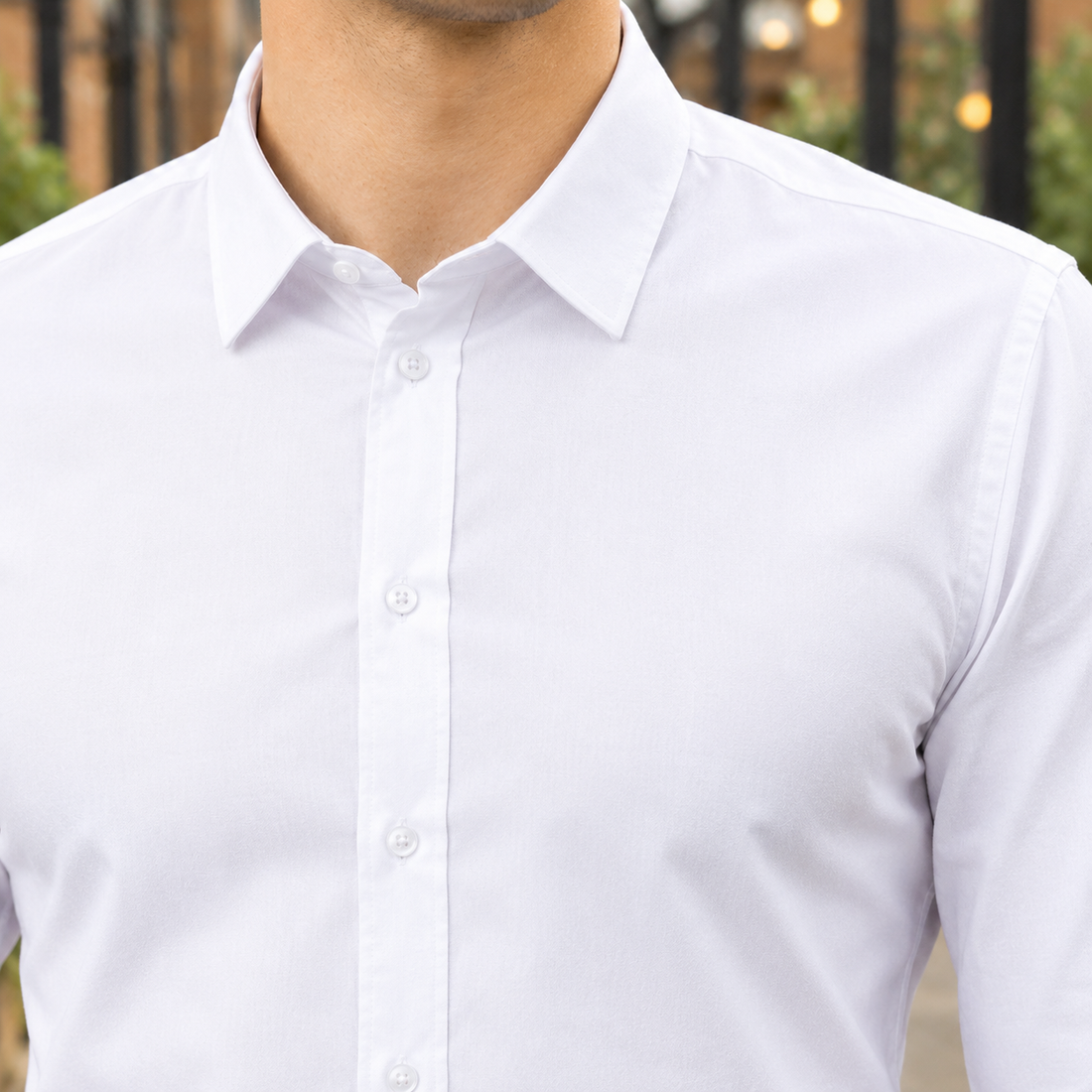 Renard Slim Fit Shirt - Lead Product Detail