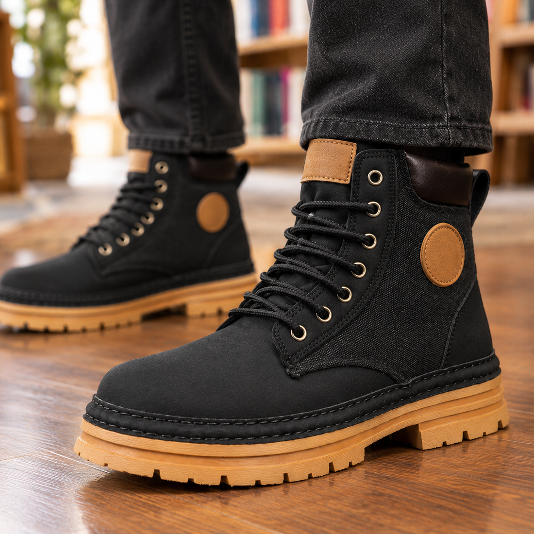 Amati-Capri Lace-Up Boots - Lead Product Detail