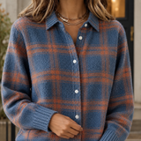 Angelique-Claire Plaid Overshirt - Lead Product Detail