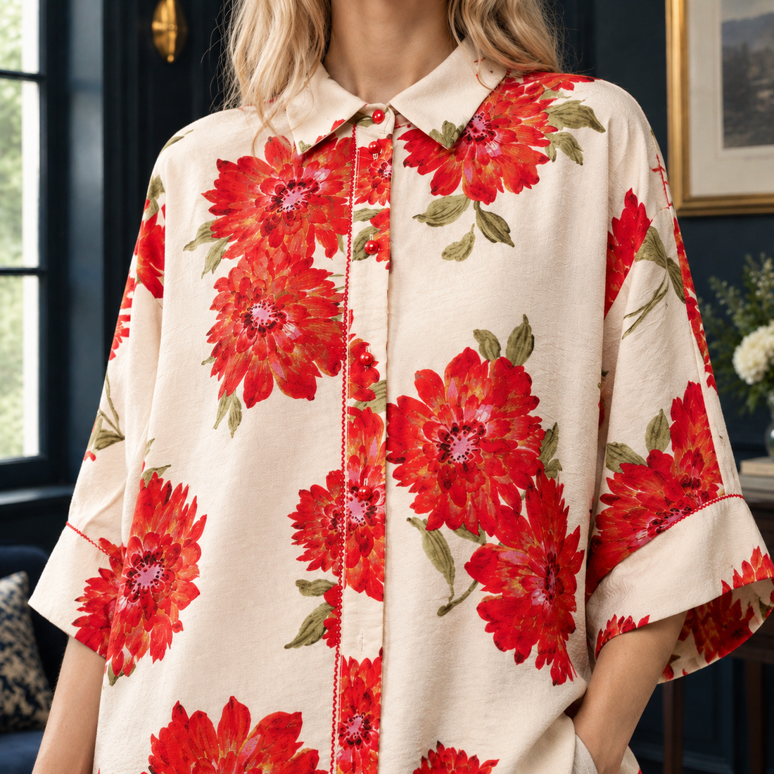 Adaline Floral Shirt - Lead Product Detail