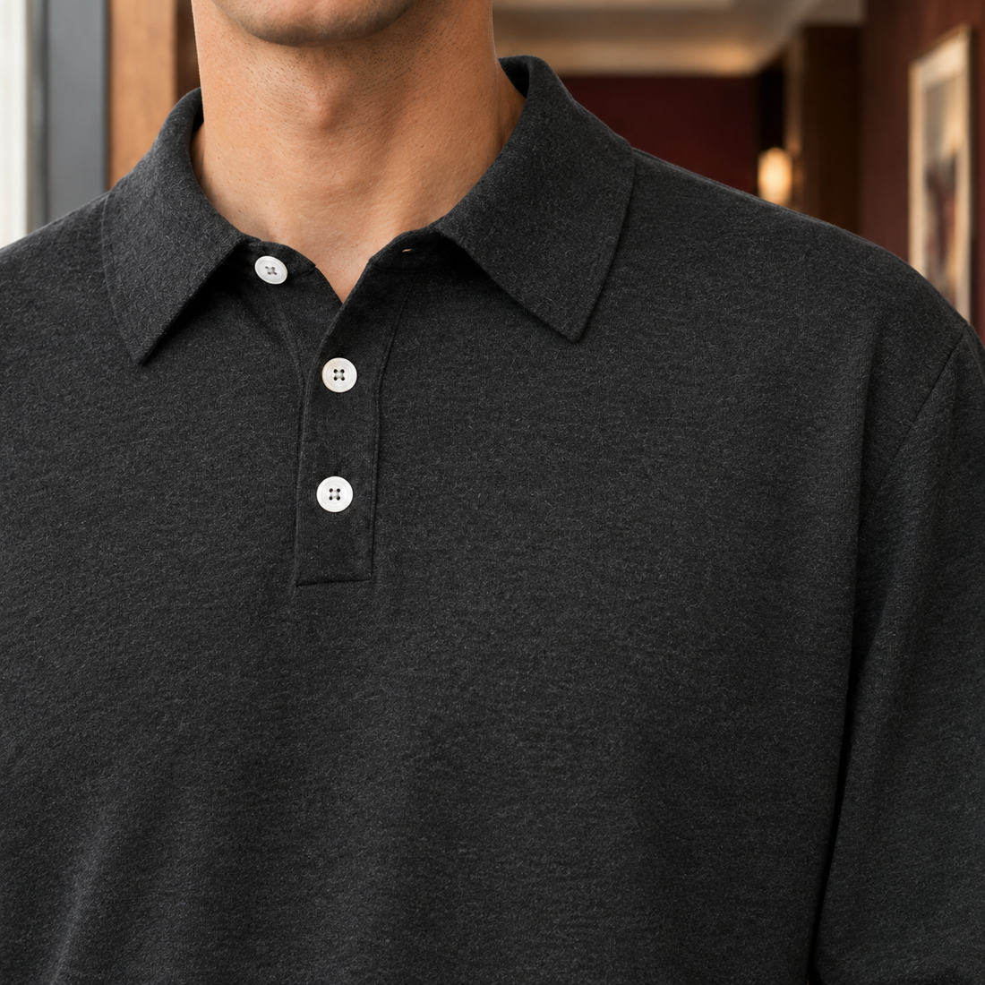 Ross Open Collar Polo - Lead Product Detail