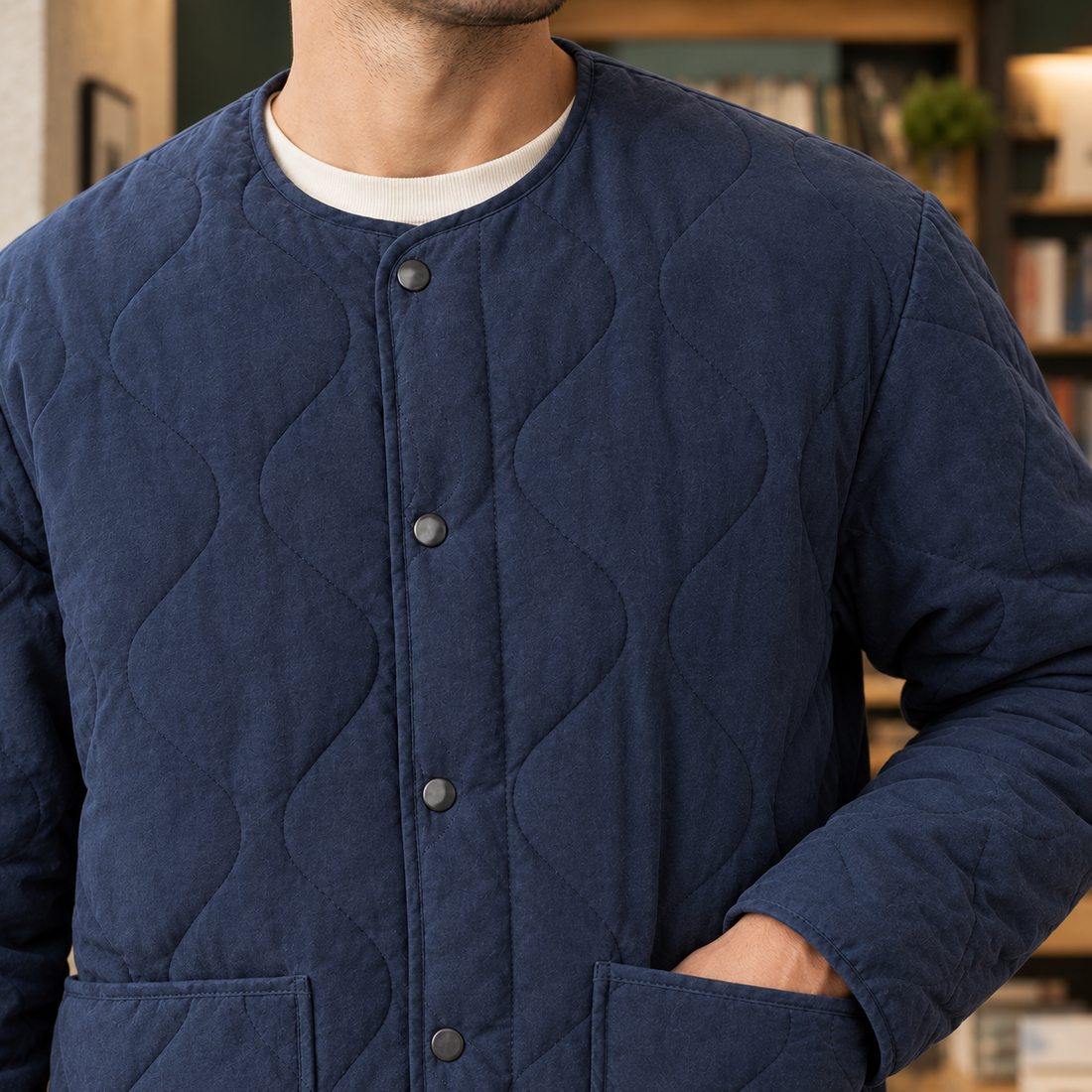 Conrad Quilted Jacket - Lead Product Detail