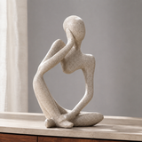 Florian Sculptural Thinker Figurine - Sandstone
