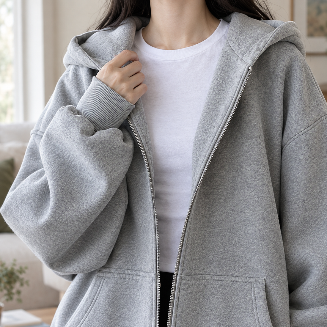 Amandine-Hope Oversized Hoodie - Lead Product Detail