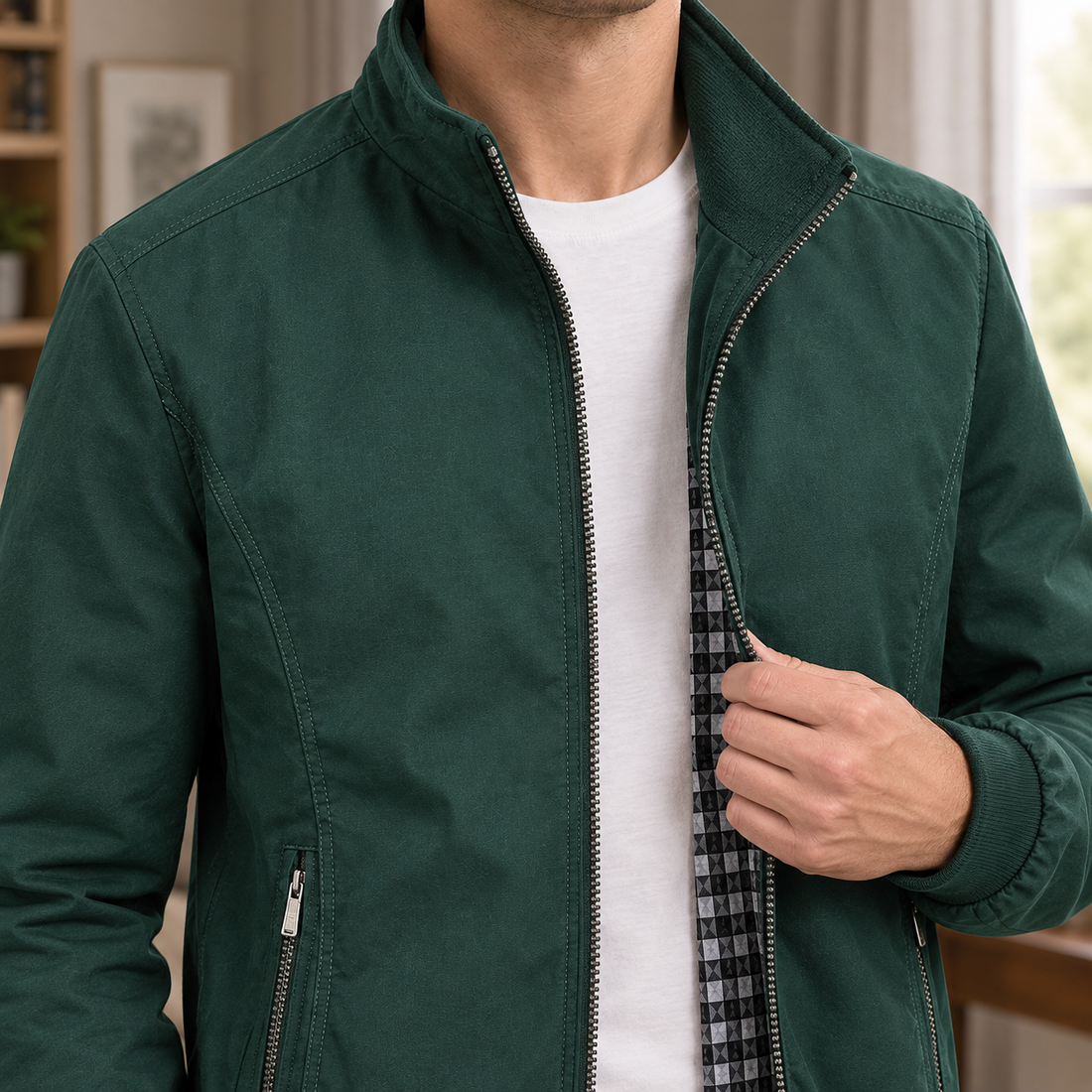 Knox Zip Jacket - Lead Product Detail