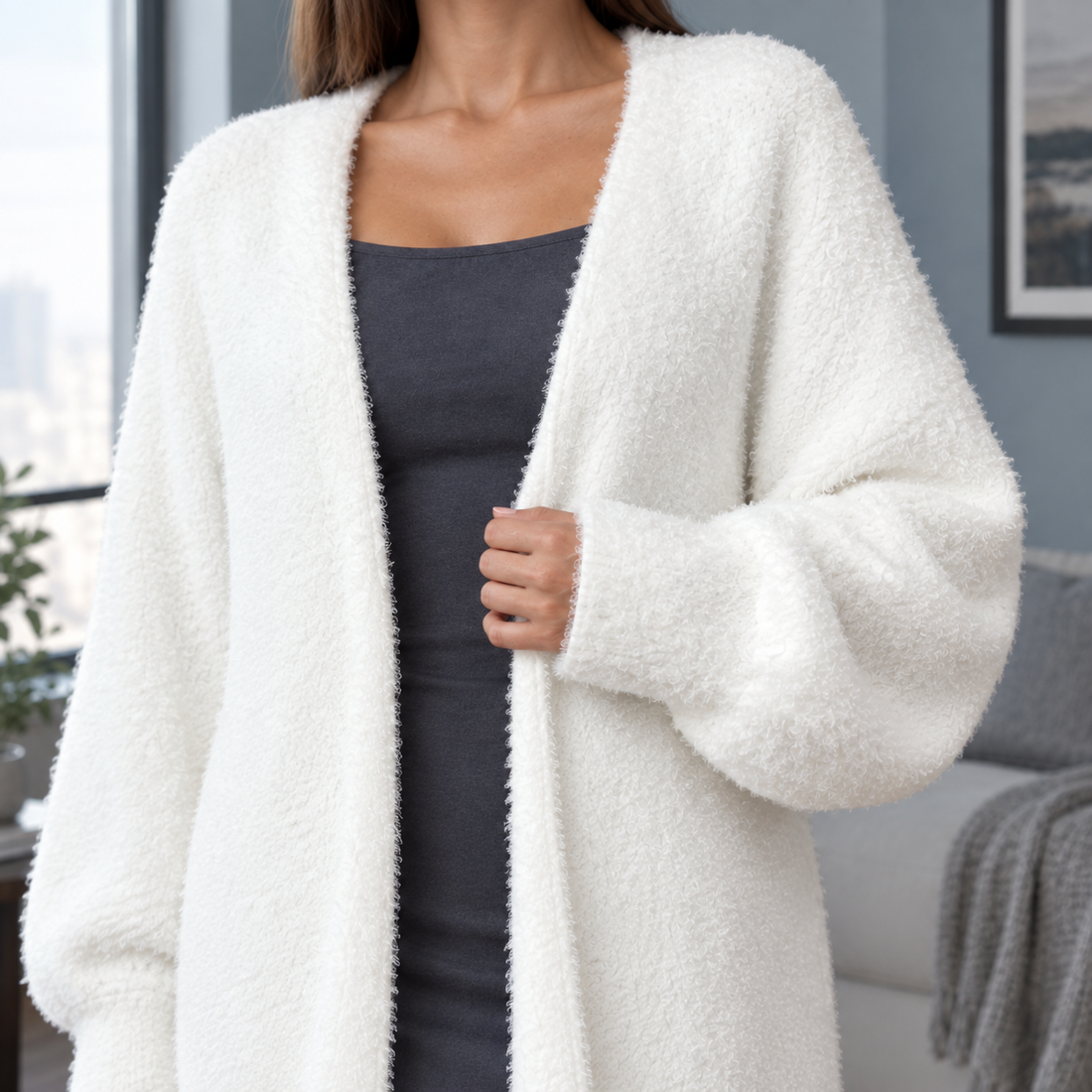 Jade Plush Cardigan - Lead Product Detail