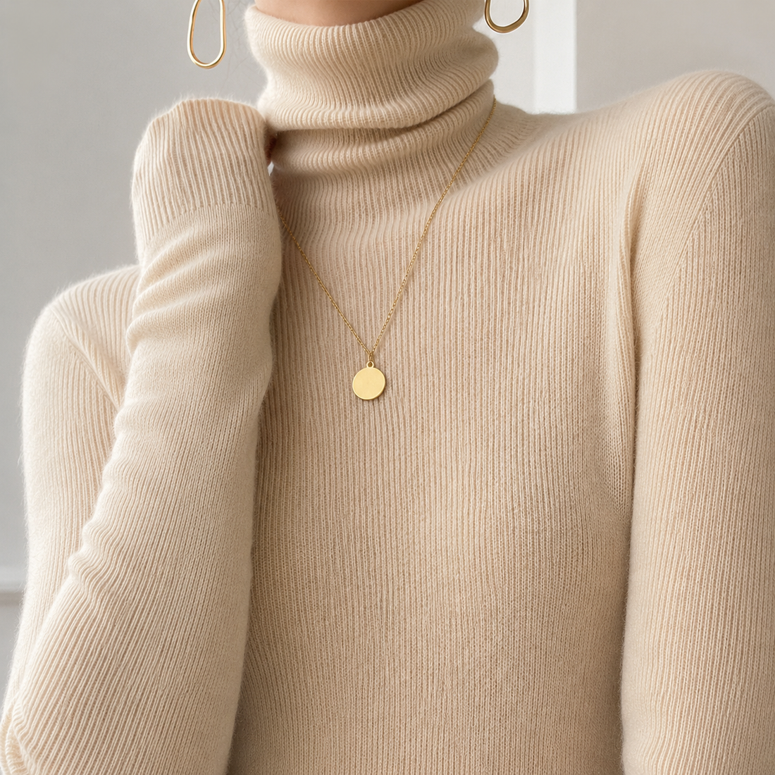 Genevieve-Rose Cashmere Sweater - Lead Product Detail
