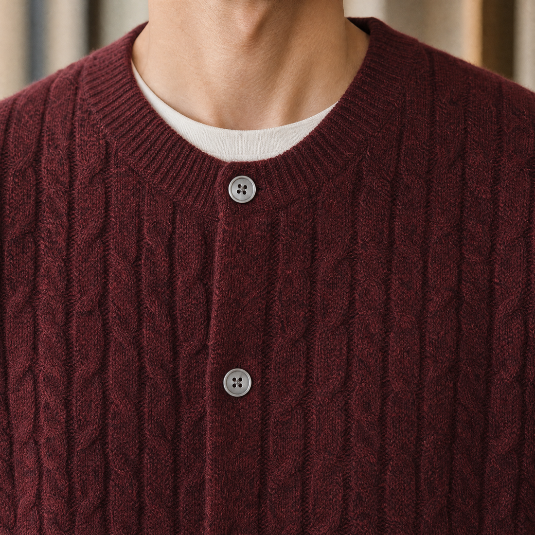 Nico Cable Cardigan - Lead Product Detail