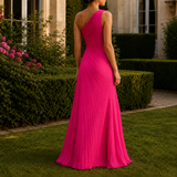 Leonie-Mae One-Shoulder Dress - Lead Alternate View