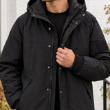 Florian Hooded Jacket - Lead Product Detail