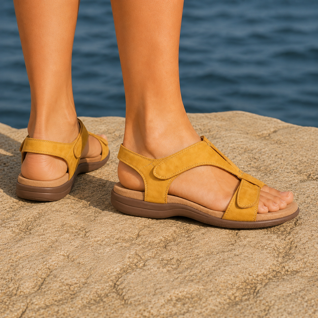 Siracusa Adjustable Sandals - Lead Alternate View
