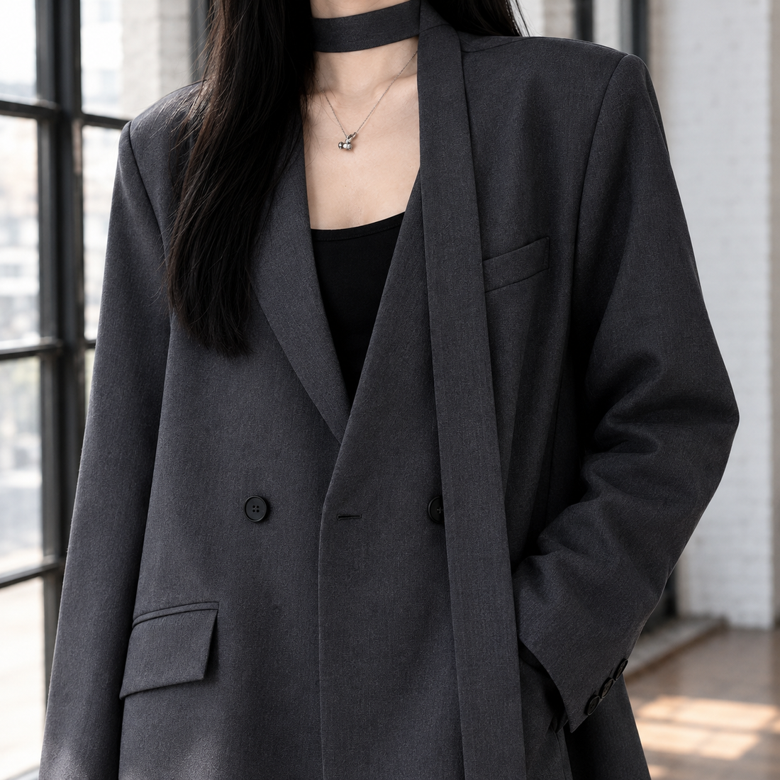 Eleanora Relaxed Blazer - Lead Product Detail