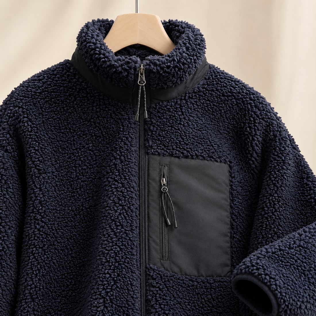 Knox Textured Zip Jacket - Lead Product Detail