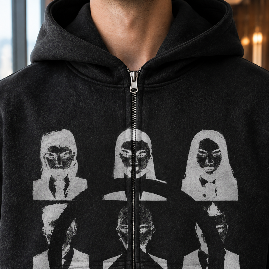 Marco Graphic Hoodie - Lead Product Detail